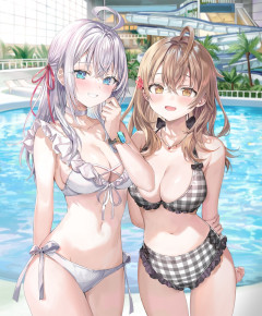 【画像】女の子たち「あのー♡私たち2人だけで退屈なんですけどー♡」