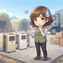 【悲報】小泉「被災者の皆さん、自衛隊のクーラー300台をどうぞ」→電源を設置してなかったので使えず