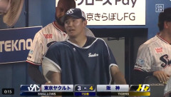 【ヤクルト】1点差2死二三塁の場面で大山敬遠せず勝負したシーン