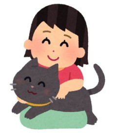 我が家の黒猫がたったったったっ！！！！と久々に軽快な足取りで近づいてきた。よく見たら何かもふもふしたものを口にくわえてる