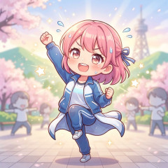 ラジオ体操の子どもの騒がしさ