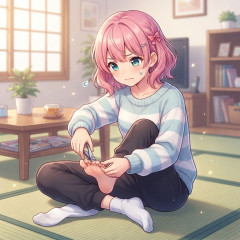 足の爪を切るの、キツくないですか？