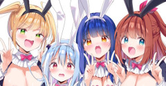 『一畳間まんきつ暮らし！』の作者さん、コミケで「逆バニーB2タペストリー」を無料配布ｗｗｗｗｗｗｗ