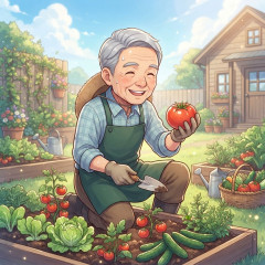 【謎】おじさん達、なぜか家庭菜園にハマってしまう