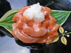 イカの塩辛が美味しい