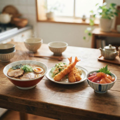 大好物の食べ物3つ教えて