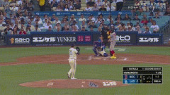 ドジャース・山本由伸、3回表にレッドソックス・ラファエラに二打席連続ホームランを打たれ同点に追いつかれる