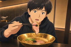 YouTuberびわ湖くん　ホリエモンの5500円ラーメンを実食「肉はうまい」「金の余った富裕層の人は行ってみて」