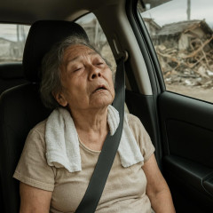 熊本地震 車中避難70代女性 熱中症の疑いで死亡 「災害関連死」の可能性との判断   #速報