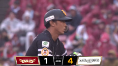 牧原大成と今宮健太などのタイムリーで一挙4点！！