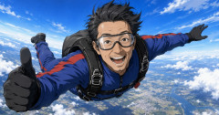 【悲報】栃木の男性(46)、上空3,000mから地面に叩きつけられ死亡