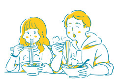 女とだけは一緒にラーメン屋に行きたくない