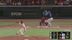 【広島対中日16回戦】中日、7回表1アウト二塁から石伊雄太のタイムリーツーベースで勝ち越し！！！！！！！！！！！！！