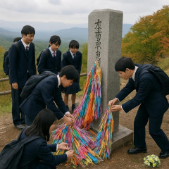 日航機墜落事故、地元中高生が慰霊登山…「御巣鷹の尾根」で千羽鶴奉納   #群馬 |  　ゴミを増やすな！　全く関係ない奴等に慰霊されても嬉しくもねーだろうがよ！(ﾍﾟｯ