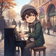 氷河期みたいなおっさんがドヤ顔でストリートピアノ弾いてたら、ぶん殴りたくなるよな笑