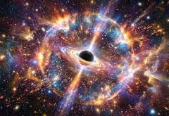 ブラックホール爆風、世界初観測…銀河外まで噴き出す！