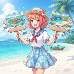 石垣島か宮古島か