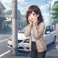 嫁「電柱に車ぶつけた」←修理代30万