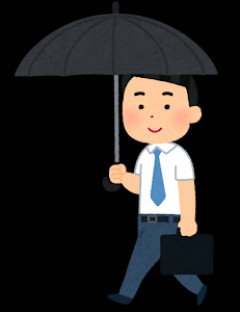 日傘さしてる男キモすぎ