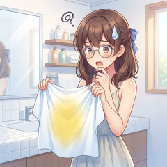 ボディシートが黄色くなる