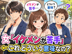 女「イケメンが苦手」←これどういう意味なの？