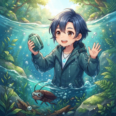 さすが水中用ゴキブリだ。三時間でも何ともないぜ