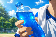 【画像】アクエリアスが青色になった　ポーションかよ