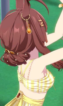【ウマ娘】水着で背中が見えるって当たり前じゃないですか