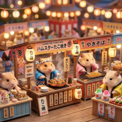 【お祭り】屋台　汚すぎて草