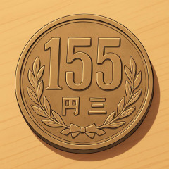 155円