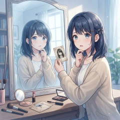 自分の証明写真を見た感想