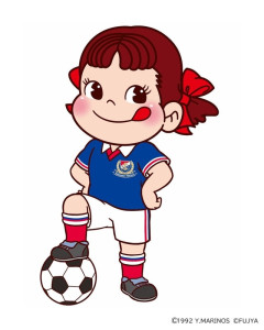 ◆朗報◆横浜Fマリノス、不二家がスポンサー就任でペコちゃんがユニを着る