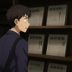 同志社国際高校、京都の学校なのに図書室には沖縄タイムスと琉球新報しかないと判明   #恐怖