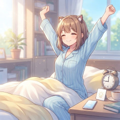朝起きるのがいつも9時以降の人