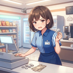コンビニ店員だけど未だ現金払いの客なんなの