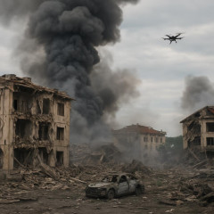ロシア南部のリゾート地にドローン攻撃 子ども3人含む7人死亡 物流倉庫も標的に   #国際 |  ウクライナこそ平和を乱してるんじゃ？