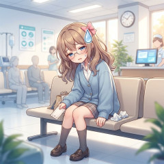 病院に行くと疲れる人