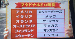【悲報】マクドナルドの公式略称が「マック」なのに頑なに「マクド」って略する謎の民
