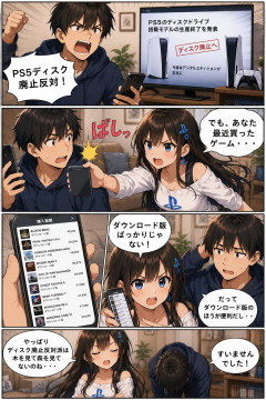 【悲報】PS5ディスク廃止に反対してる人、ダウンロード版を買いまくっていたｗｗｗｗｗｗｗｗｗ