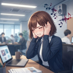 職場でかかる音楽を聴くのが苦痛