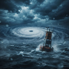 台風13号（ドルフィン）「迷走」