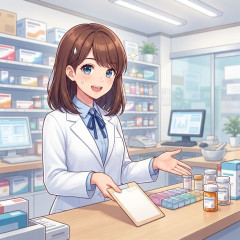 調剤薬局の事務で働いてる人教えて下さい！
