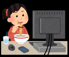 【oh･･･】ラーメン屋が満席なので並んでいるのだが、カウンター席の人たちはスマホ弄りながら食べてる。その間にもどんどん人が並んでくるのに。