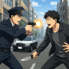 大阪で警察官が刃物を持った男に発砲し死亡、批判殺到の見込みへ   #なぜ射殺したのか |  足とか手を狙えばよかったのに
