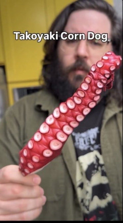 【画像】タコ焼き、アメリカで独自進化