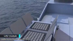 防衛装備庁が公開した動画に登場する戦闘支援型多目的USV…これに対空ドローンを詰め込んだらいい！