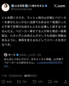【悲報】識者「ラッシュ時にベビーカー乗せたらいけない法律でもあるの？」