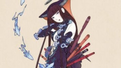 「Fate/GrandOrder Fes. 2026 カルデア学園祭 〜11th Anniversary〜」の美術部の北斎部長の展示作品3点を担当されたオノ・タコさんがイラストを公開