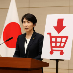 飲食料品の消費税減税の方針を閣議決定 来年4月から2年間1％に 高市総理は秋の臨時国会で法案の成立を目指す
