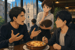イタリア人は、ミラノ風ドリアについて「ミラノにこんな料理ないよ。美味しいけどミラノには無い」と主張してた